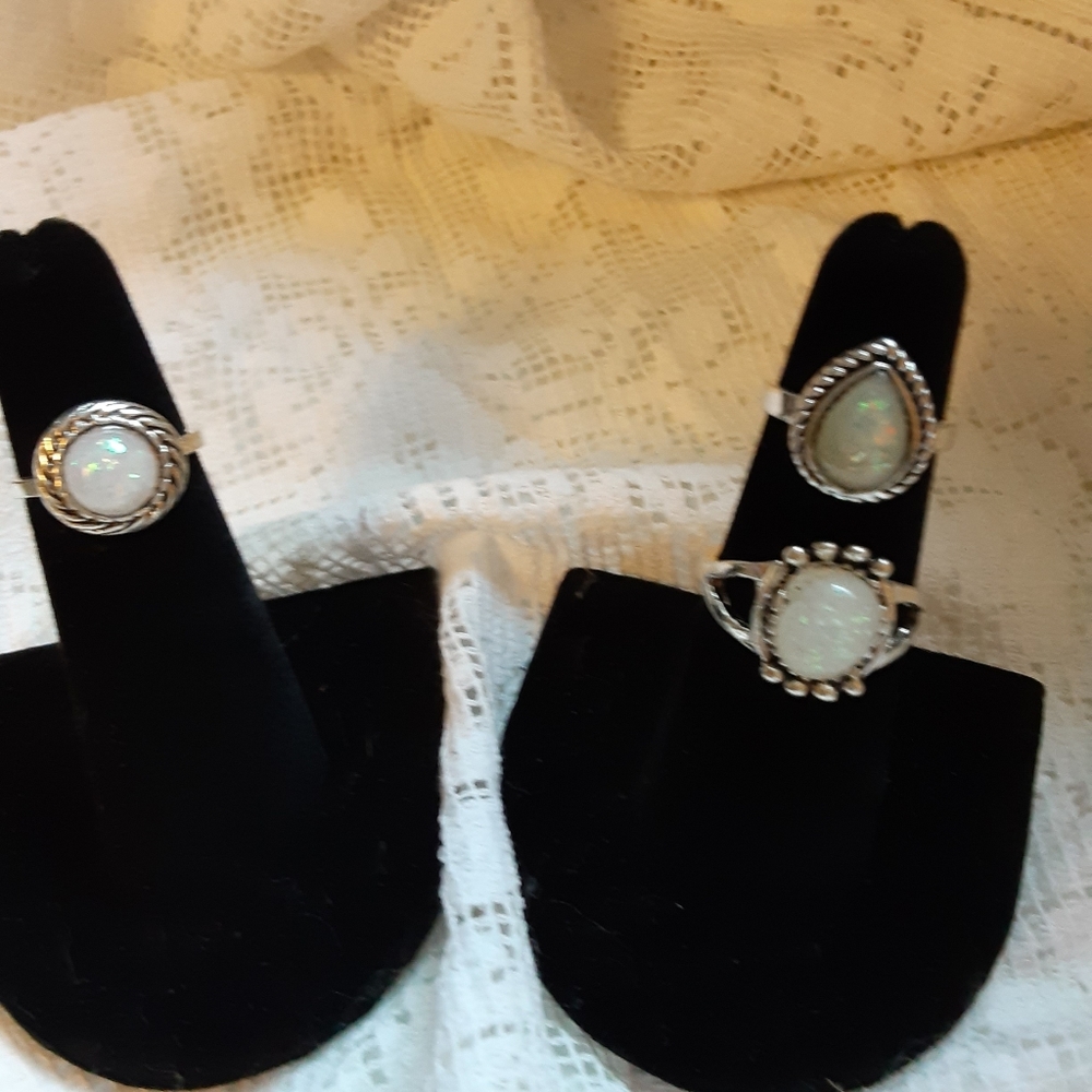 💍set of 8 boho rings size listed😀❤🛍 - Picture 2 of 11
